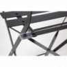 Stalen Terrasstoelen - Zwart - Set van 2 - Bolero - Fourniresto