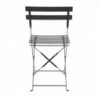 Stalen Terrasstoelen - Zwart - Set van 2 - Bolero - Fourniresto