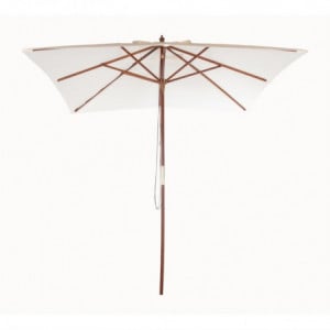 Parasol Carré Écru - L 2500 x P 2500mm - Bolero