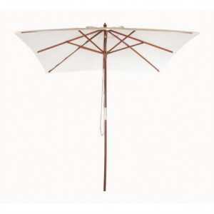 Parasol Vierkant Ivoor - L 2500 x B 2500mm - Bolero