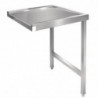 Left Exit Table for Hood Dishwasher - L 600mm - Vogue