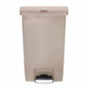 Prullenbak met pedaal Slim Jim Beige - 50L - Rubbermaid