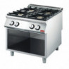 Fornuis Gas 4 Sterke Vlammen 700 - Gastro M