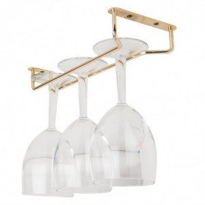 Ondersteuning voor wijnglazen in messing 255mm - FourniResto - Fourniresto