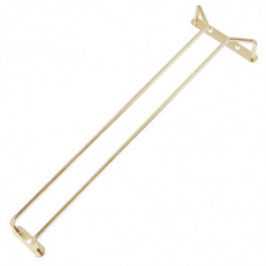 Ondersteuning voor wijnglazen in messing 410mm - FourniResto - Fourniresto