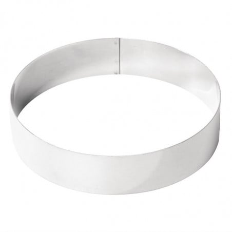 Cercle à mousse inox 200 x 45mm - De Buyer - Fourniresto