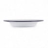 Deep Enamelled Steel Plate - Ø 245mm - Set of 6 - Olympia