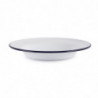 Deep Enamelled Steel Plate - Ø 245mm - Set of 6 - Olympia