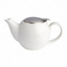 Witte theepot Café 510ml - Olympia - Fourniresto