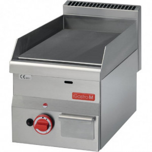 Plancha Aardgas Gladde Plaat-P 600mm - Gastro M
