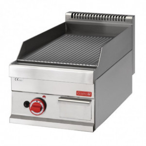 Gas Griddle 650 with Grooved Plate - Gastro M