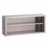 Placard Ouvert Mural en Inox-L 1800 X P 400mm - Gastro M