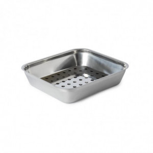 Stainless steel meat tray 244x216x55mm - FourniResto - Fourniresto