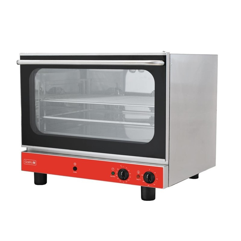 Vier Convectie Patisserieoven met Neerklapbare Deur en Bevochtiger 400 V - Gastro M