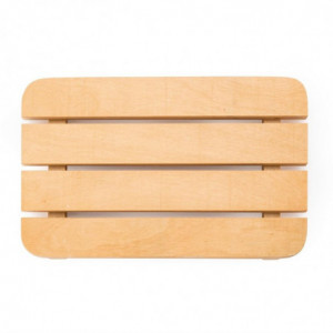 Wooden slatted presentation board - Bolero - Fourniresto