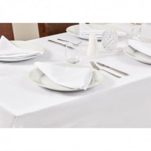 White tablecloth 1780 x 2750mm - Mitre Essentials - Fourniresto