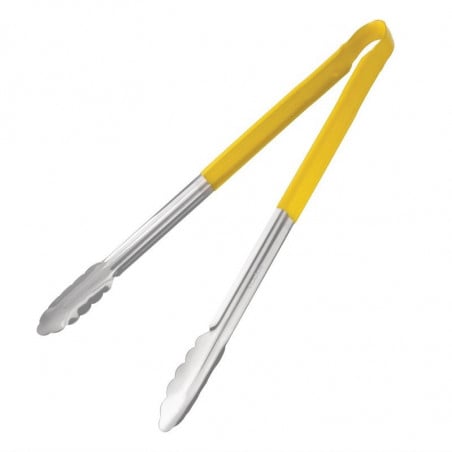 Pince de service 405mm jaune - Vogue - Fourniresto