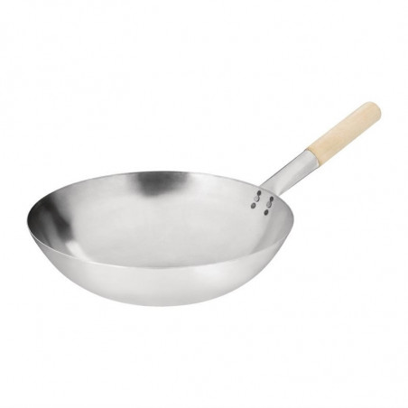 Wok Conisch - 35,6 cm - Vogue - Fourniresto