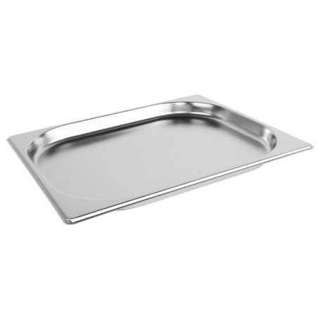Bac Gastronorme inox GN 1/2 100mm  - Vogue - Fourniresto