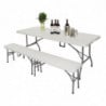 Opvouwbare Tafel met Wit Midden 1,8 m - Bolero
