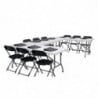 Opvouwbare Tafel met Wit Midden 1,8 m - Bolero