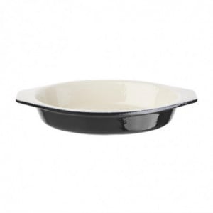 Ovale Zwarte Gratin Schaal - 650 ml - Vogue