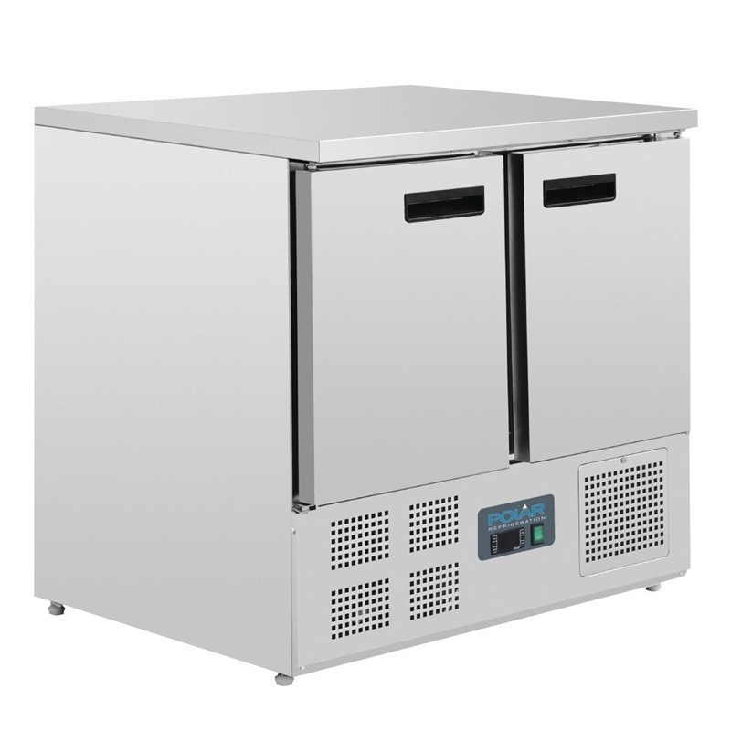 Compacte Koelwerkbank 2 Deuren - 240 L - Polar - Fourniresto