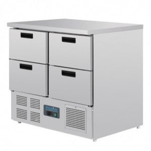 Compacte koelwerkbank met 4 laden 240L - Polar - Fourniresto