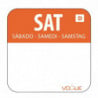 Soluble Food Labels "Saturday" - Pack of 1000 - Vogue