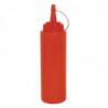 Sausdispenser 1L rood - Vogue - Fourniresto