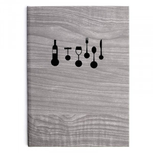 Speisekartenhalter Cassat aus Leder - A5 - Lacor
