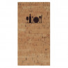 Velazquez Wijnkaart Houder In Imitatieleer - 160 X 285 Mm - Lacor