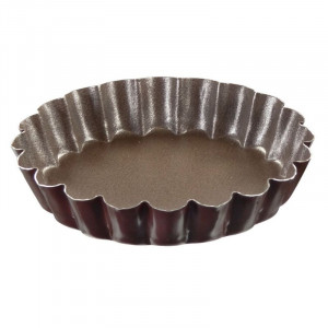 Ronde Gekartelde Taartvorm - Ø 100 mm - Set van 6 - TELLIER