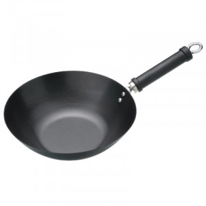 Wok met antiaanbaklaag en platte bodem - 305 mm - Kitchen Craft - Fourniresto