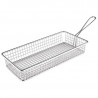 Rectangular Deep Stainless Steel Presentation Basket - Olympia - Fourniresto