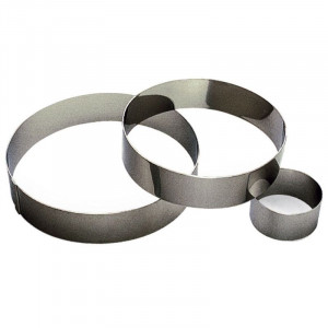 Edelstahl-Mousse-Ring - Ø 80 mm - Tellier