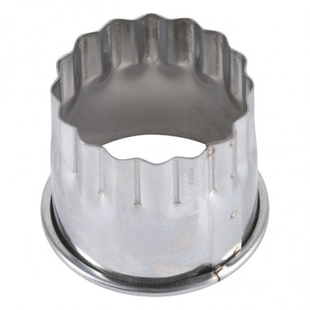 Round Fluted Stainless Steel Cutter - Ø 50 mm - Tellier