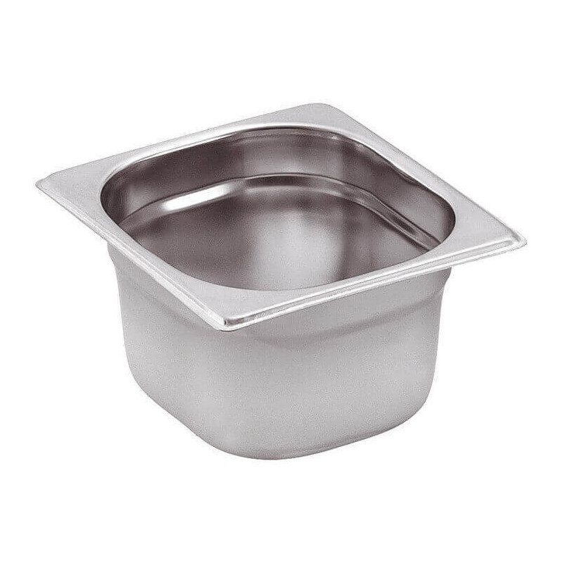 Bac Gastro GN 1/6 Inox - Diepte 65 mm - 1 L - FourniResto