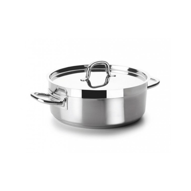 Professionele braadpan met deksel - Chef Luxe - ø 24 cm