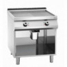 Plaatgrill Breedte 800 mm - 1/2 Glad 1/2 Geribbeld - Elektrisch