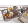 Melamine Printed Light Wood Service Tray - 530 x 370 mm