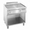 Snackplatte 1/2 Glatt, 1/2 Gerillt Breite 800 - Gas