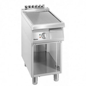 Geribbelde Snackplaat Breedte 400 mm - Gas