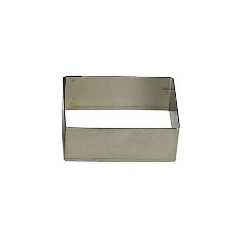 Emporte-Pièce Rectangle Inox - 120 x 40 x 30 mm