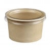 Lid for Bamboo Ice Cream and Dessert Pot 105 ml - Pack of 50