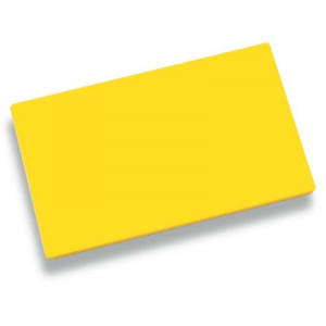 Yellow Polyethylene Board - 600 x 400 mm