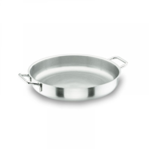 Platte Ronde Professionele Pan Zonder Deksel - Luxe Chef van het merk Lacor - ⌀ 50 cm