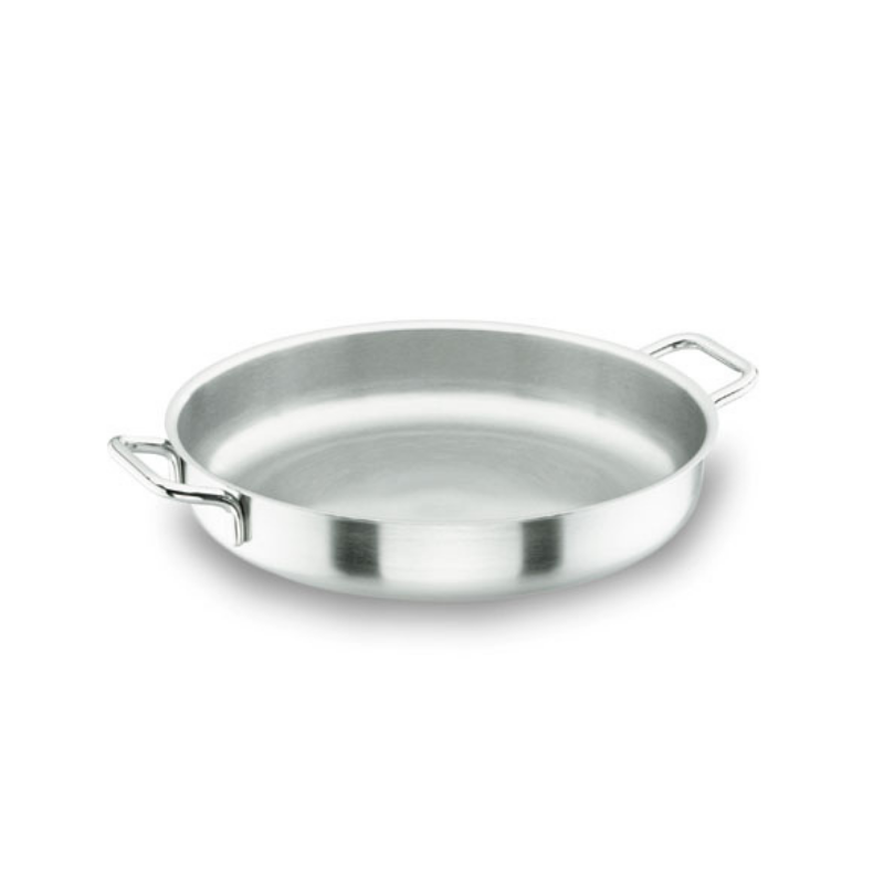 Platte Ronde Professionele Pan Zonder Deksel - Luxe Chef van het merk Lacor - ⌀ 50 cm