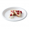 Runde Teller aus Bagasse - 26,1 cm - Packung mit 50 - FourniResto