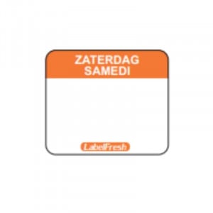 Traceerbaarheidslabel FreshEasy - Zaterdag - 30 x 25 mm - Pak van 1000